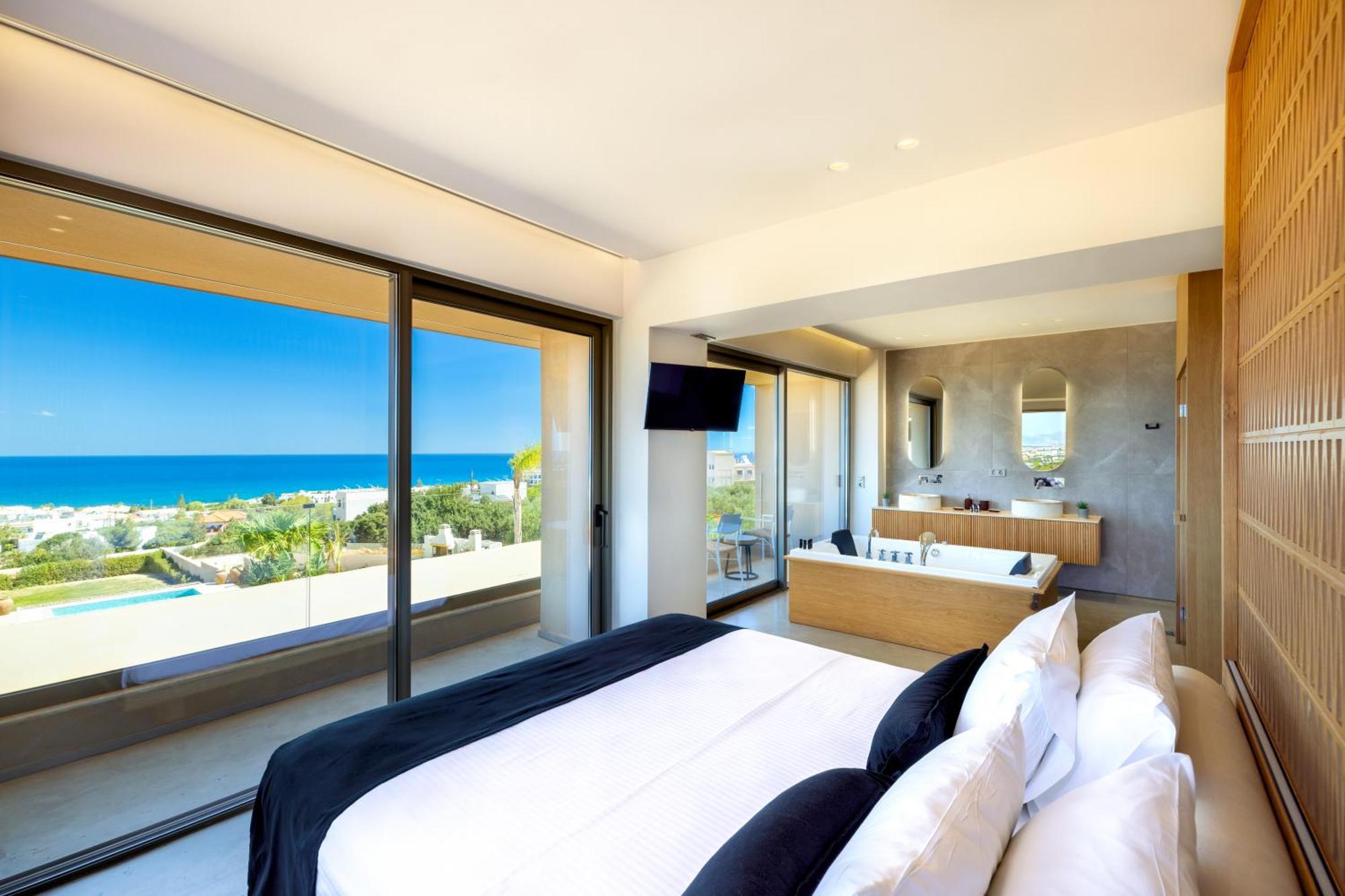 Casa Tequiero, An Ethereal Seaview Retreat, By Thinkvilla Hersonissos  Exteriér fotografie